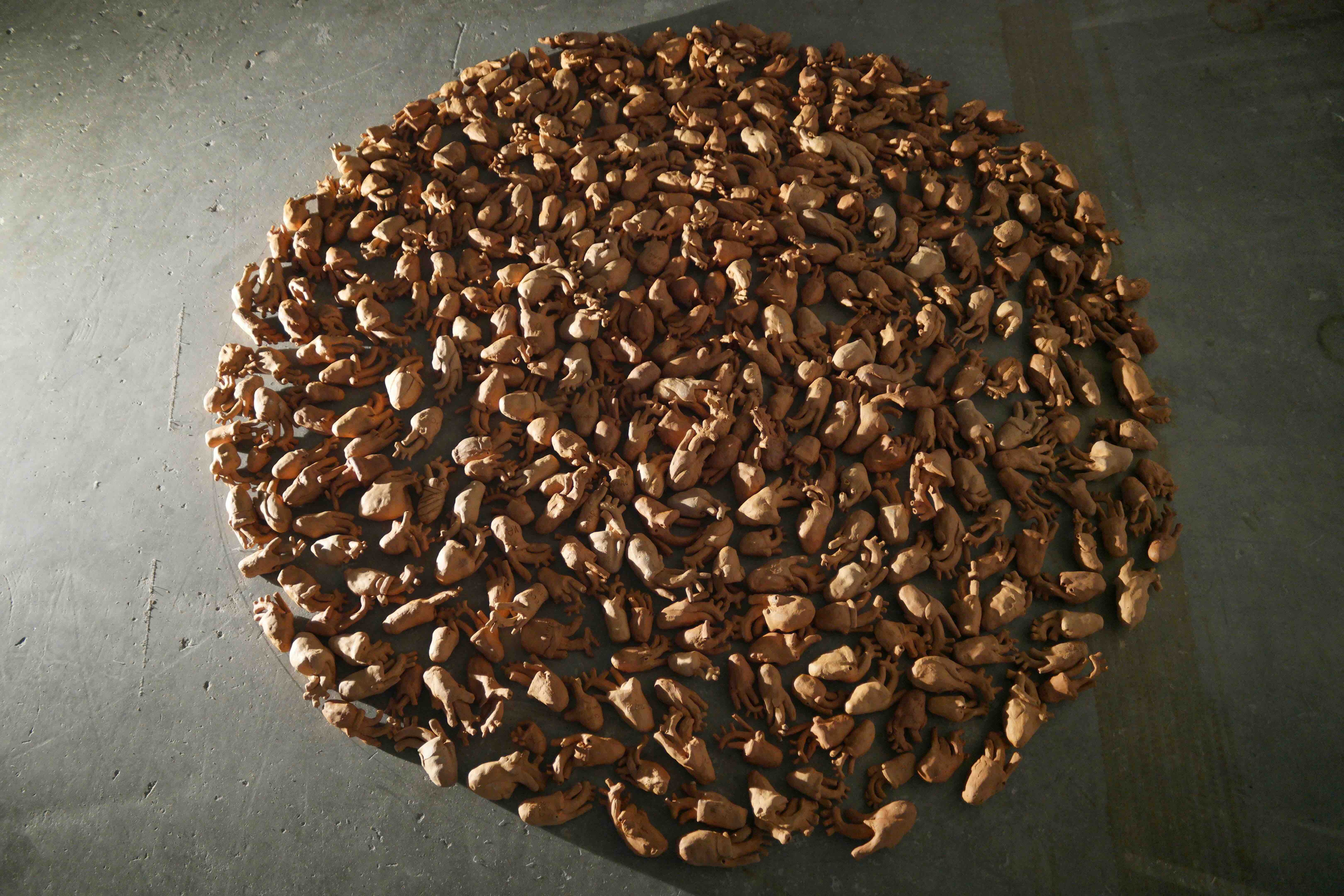 Moving Hearts – procession and spiral installation