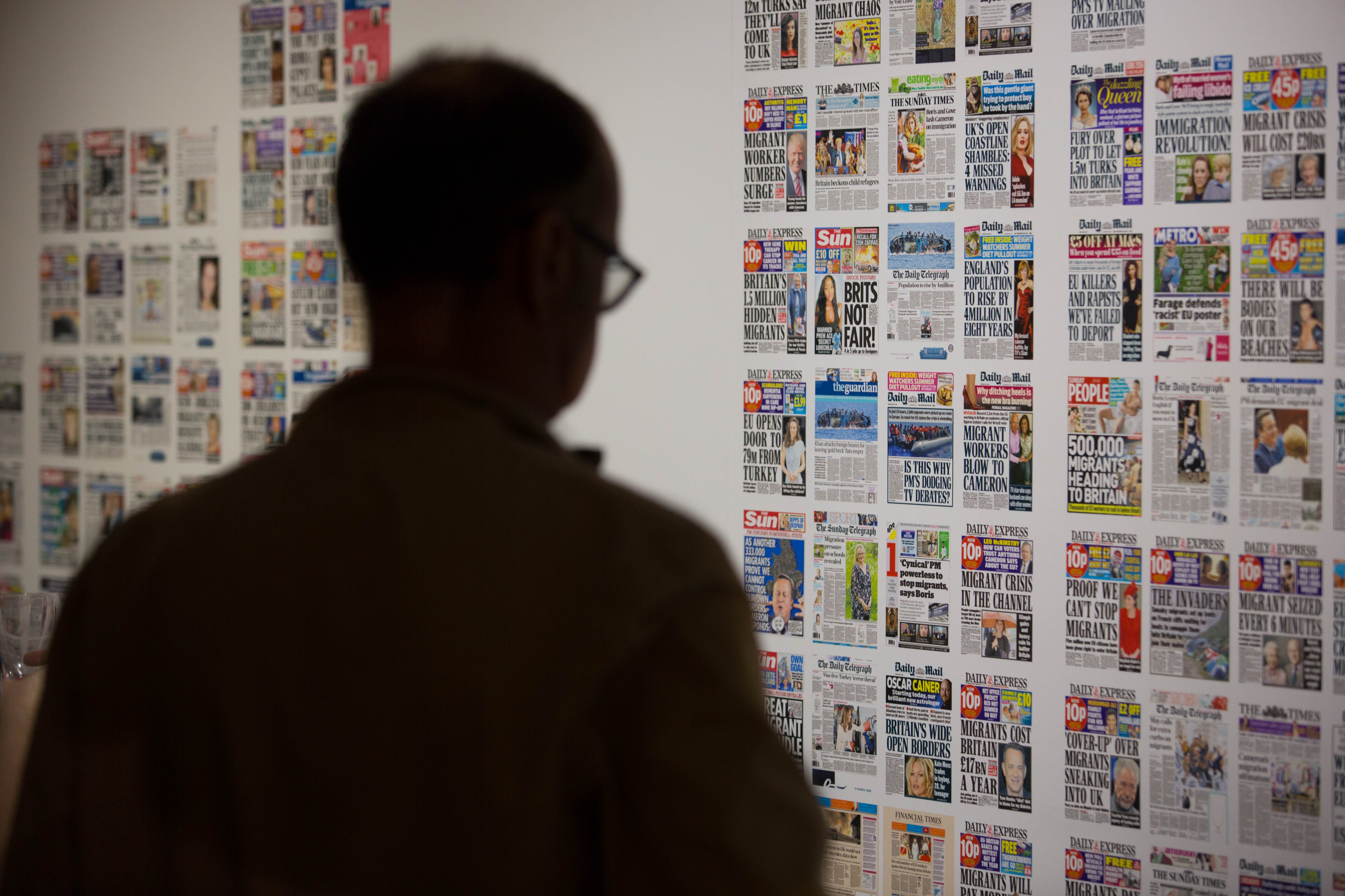 What role does the media play in the national debate around migration?