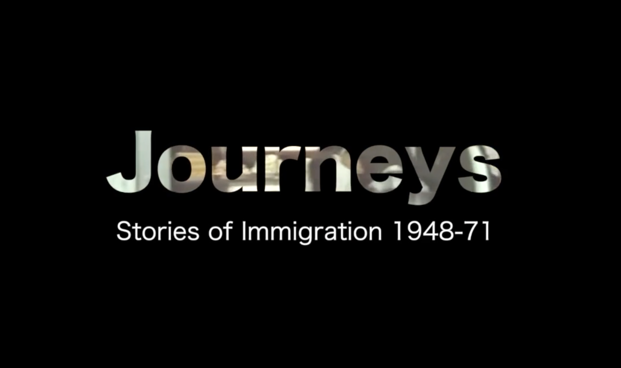 Film screening: Journeys – Stories of Immigration 1948-71