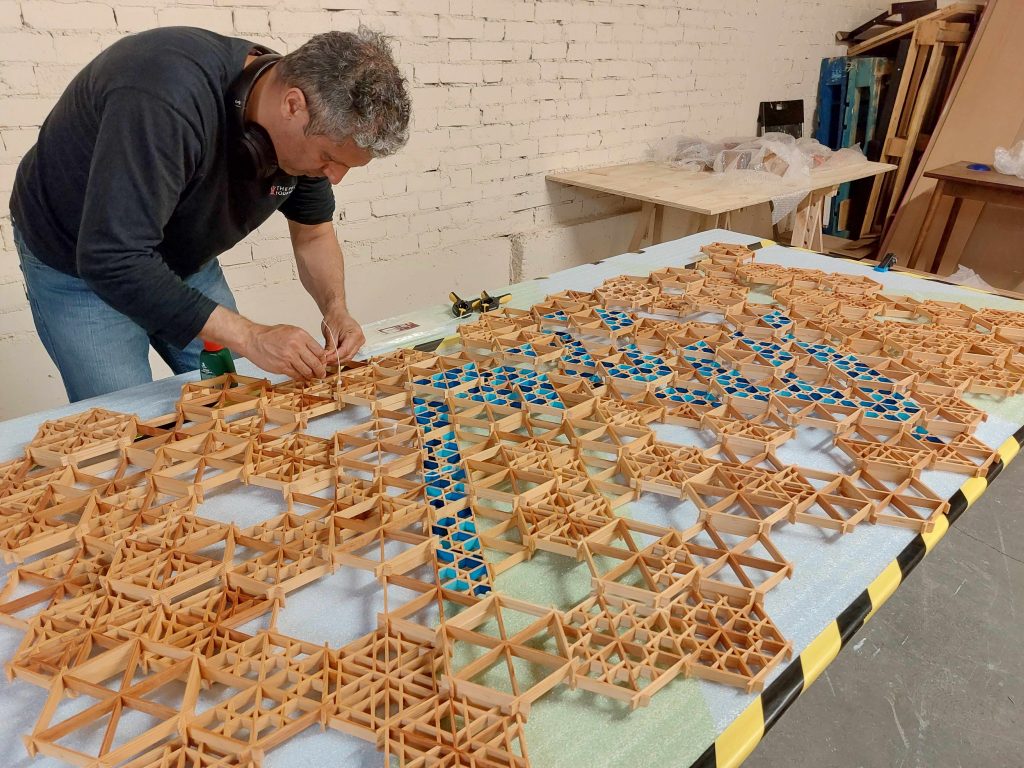 Jali woodworking workshop with Lazo Studios