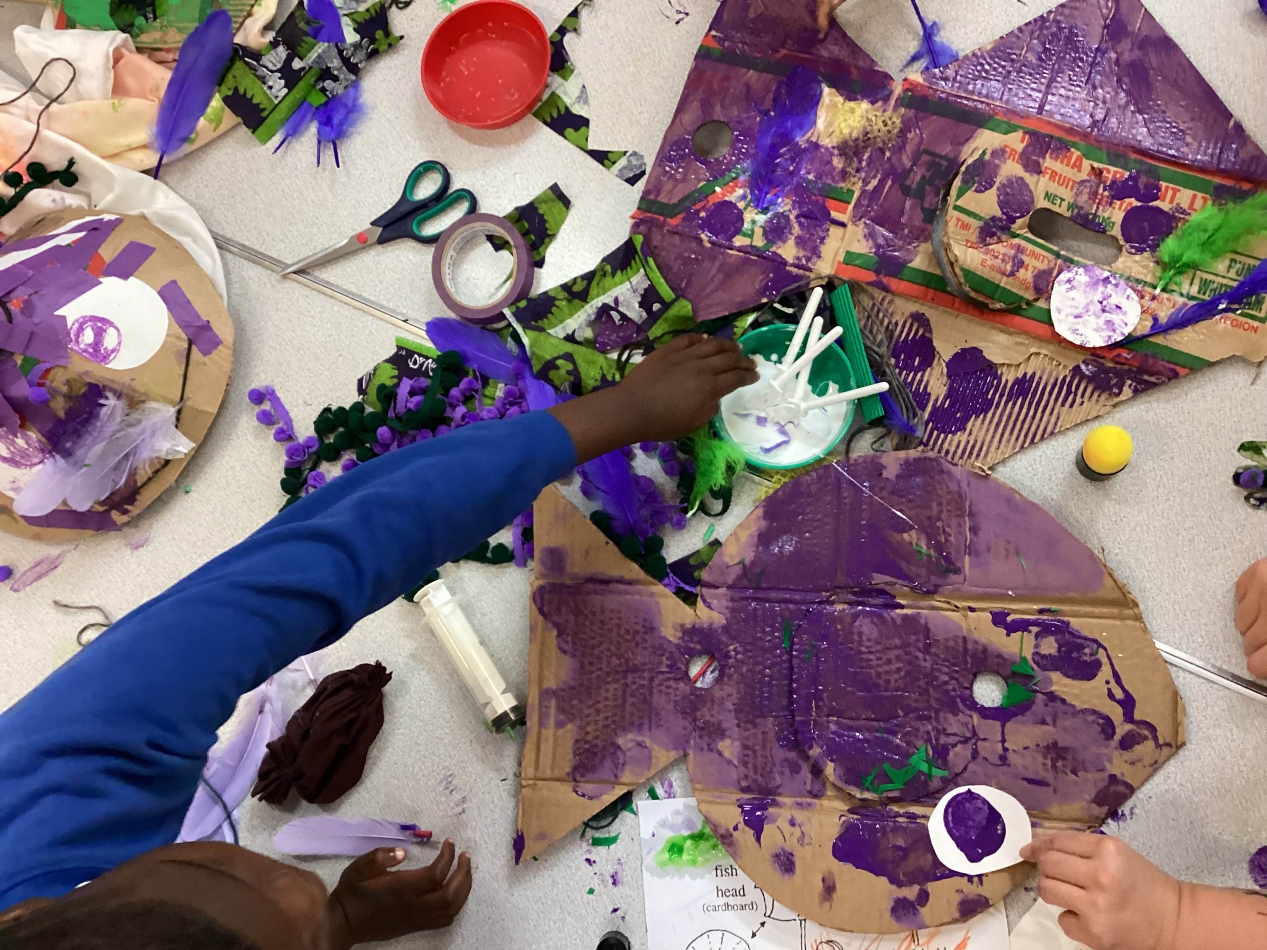 Family-Friendly Collage Workshop with Deptford X