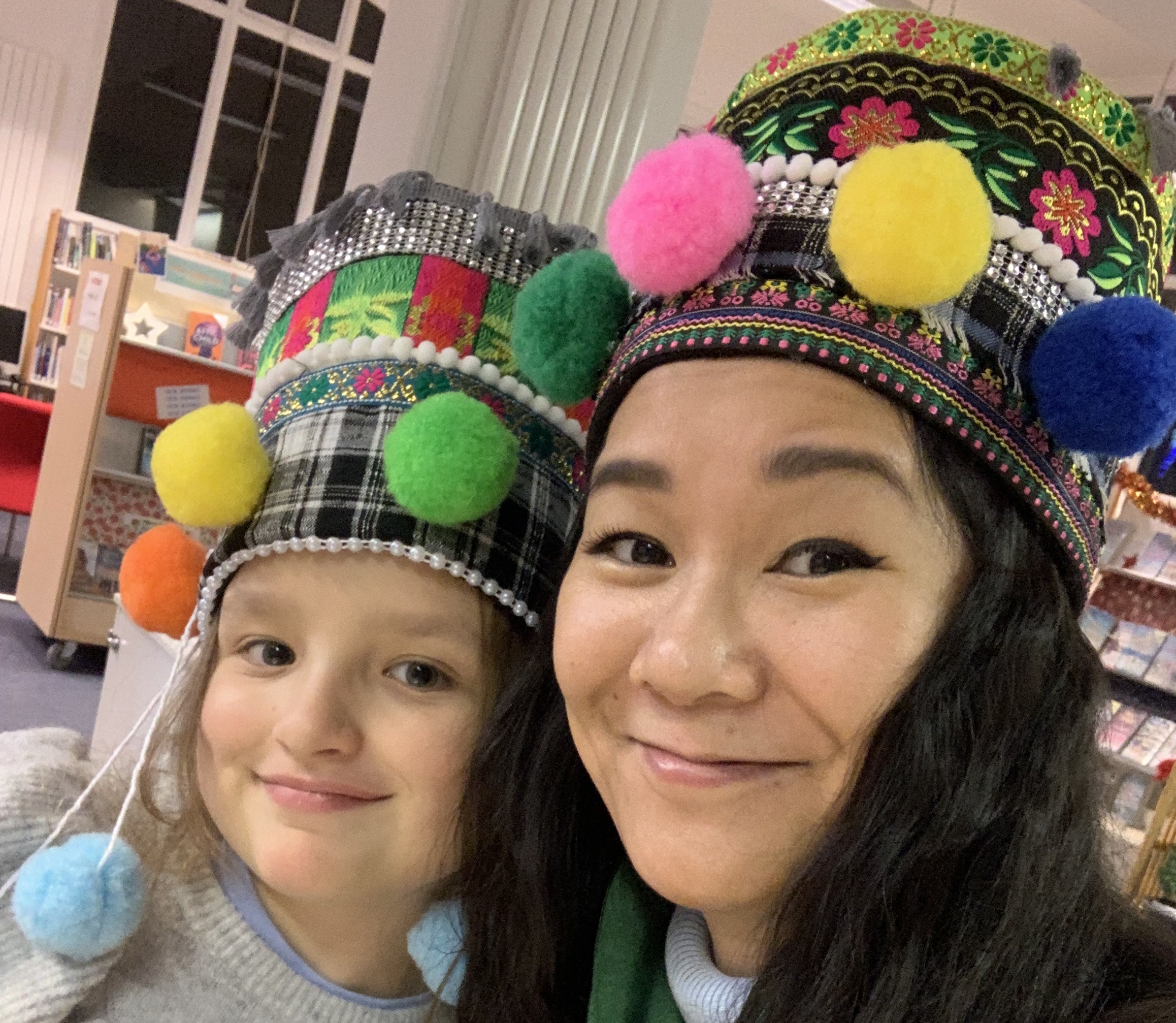 Hmong and Let's Make a Hat workshop with Chery Nguyen