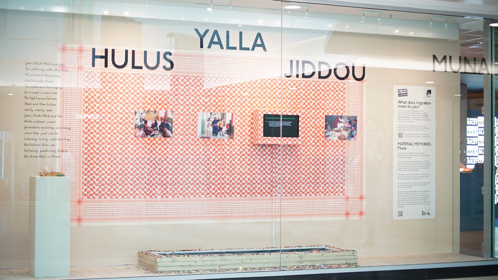 Moving Stories: Lewisham – window displays